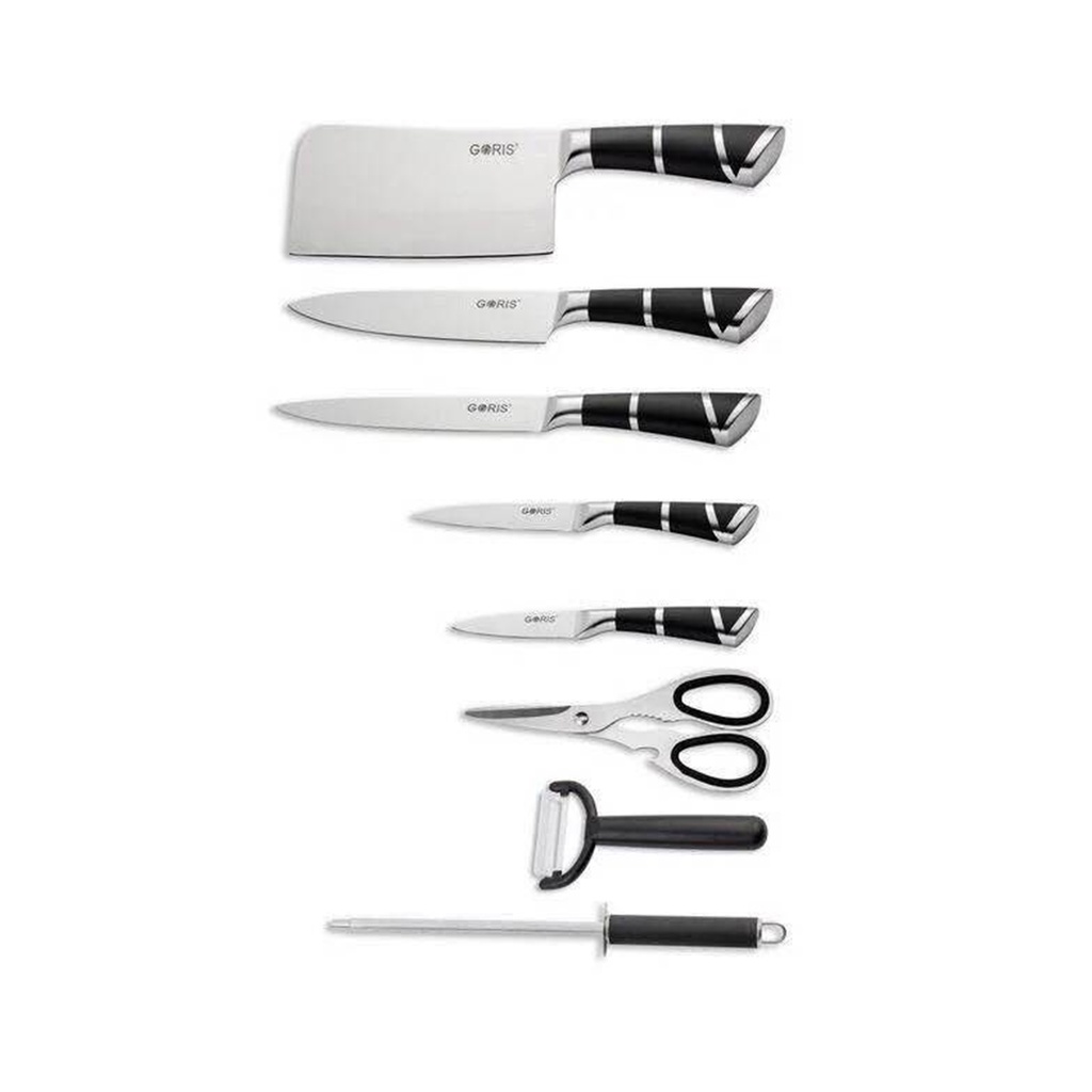 Juego de cuchillos de cocina de 9 piezas