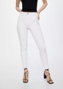 Jeans skinny tiro alto de mujer Mango S-(36)