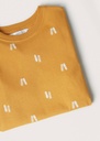 Camiseta estampada algodón 100% de niño Mango