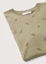 Camiseta estampada 100% algodón de niño Mango