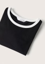 Camiseta vivos contraste Mango