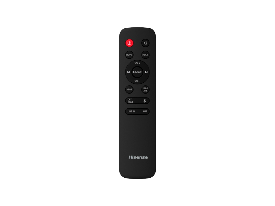 Barra de Sonido Inalámbrica Hisense de 200W