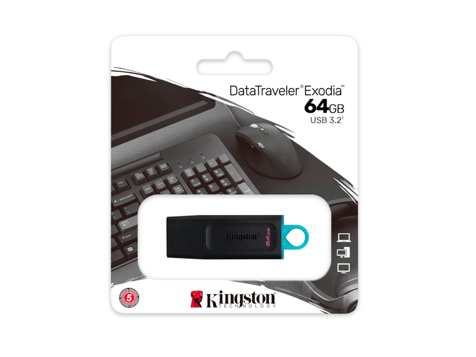 Memoria Flash Kingston de 64 GB