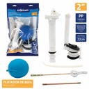 Combo con kit completo de herraje de inodoro de 2&quot;