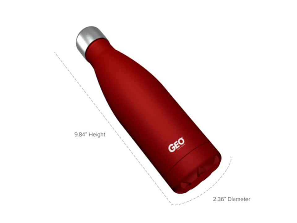 Botella metálica Geo Sports (499 ml)