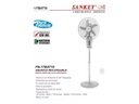 Ventilador de Pedestal Recargable Sankey (16'')