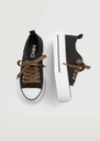 Deportivas plataforma cordones