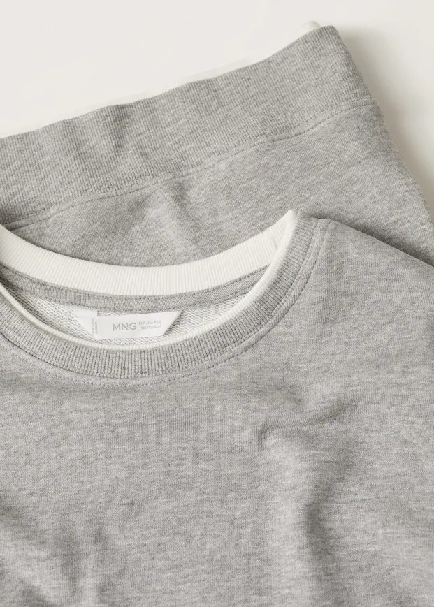 Sudadera de algodón Mango