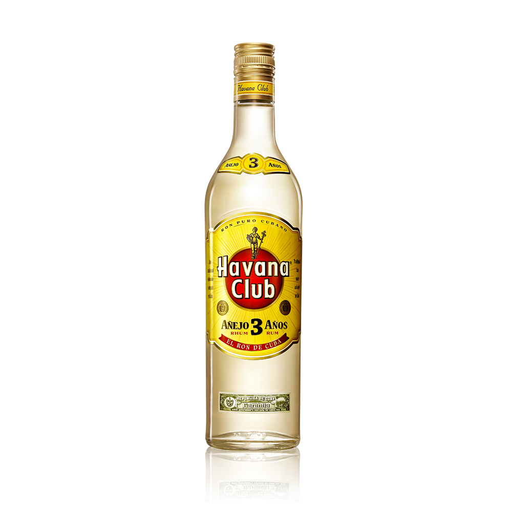 Botella de Ron Havana Club