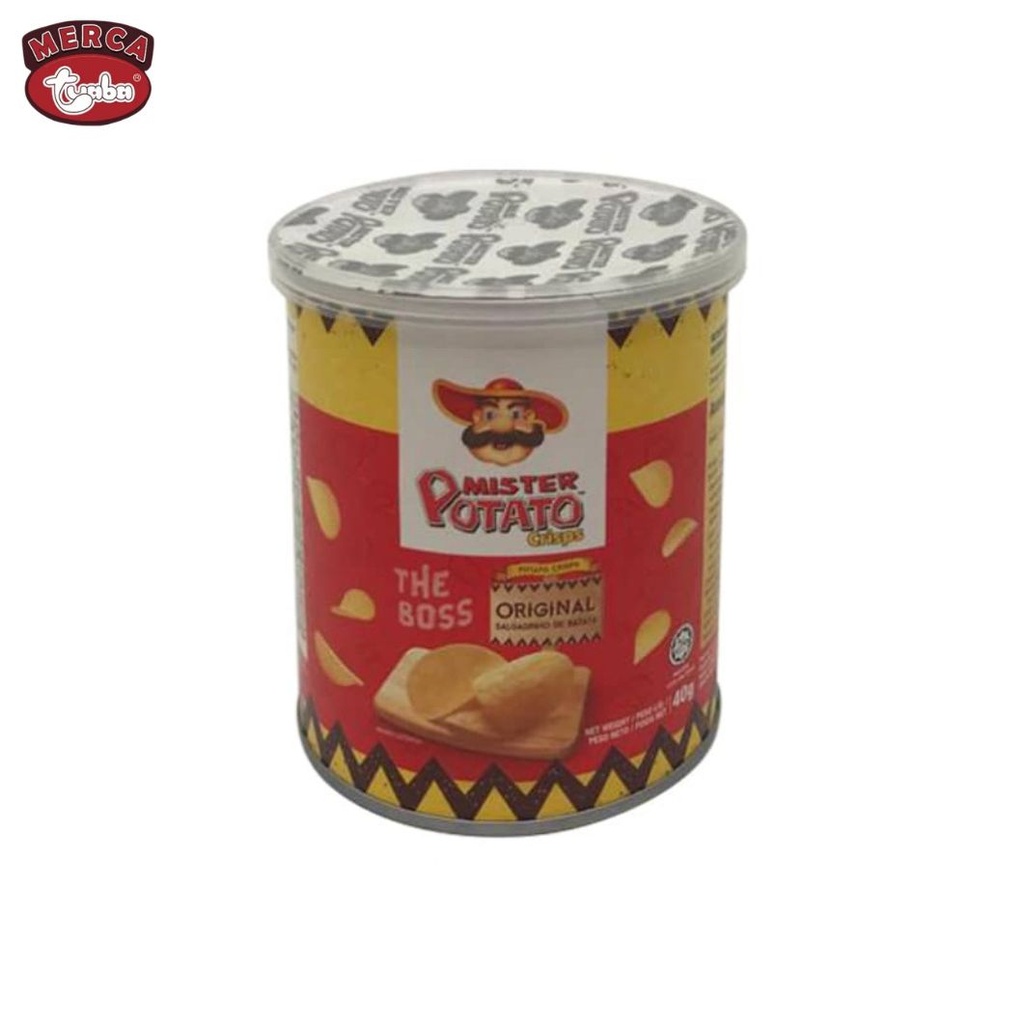 Papas Crisps Original MISTER POTATO Tubo (40g)