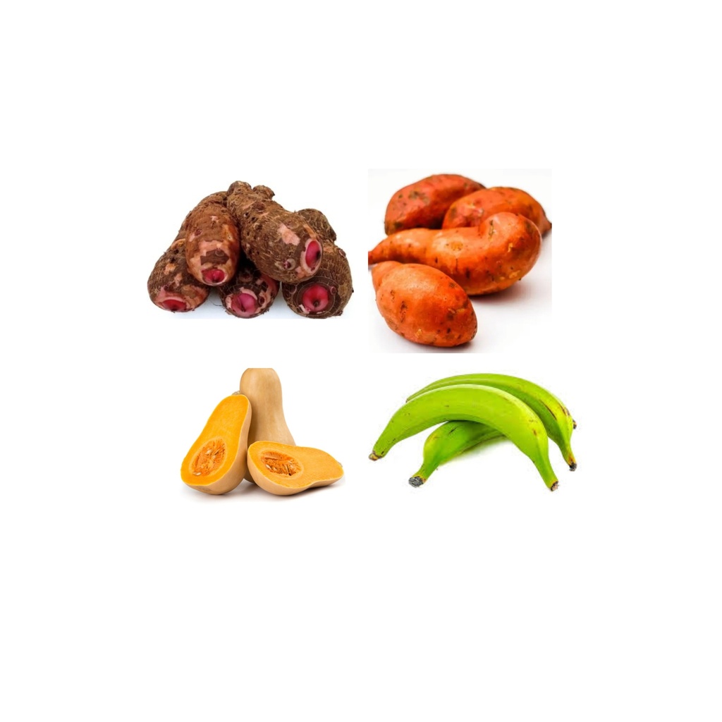 Combo Mixto (Malanga 5Lb+Boniato 5Lb+Calabaza 5 LB+Plátano 5Lb)