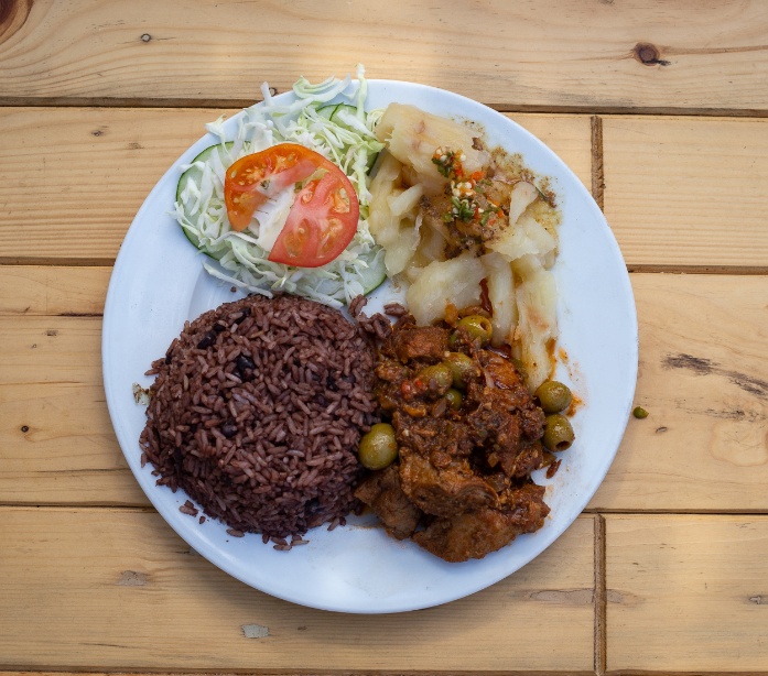 Fricasé de cerdo con aceitunas