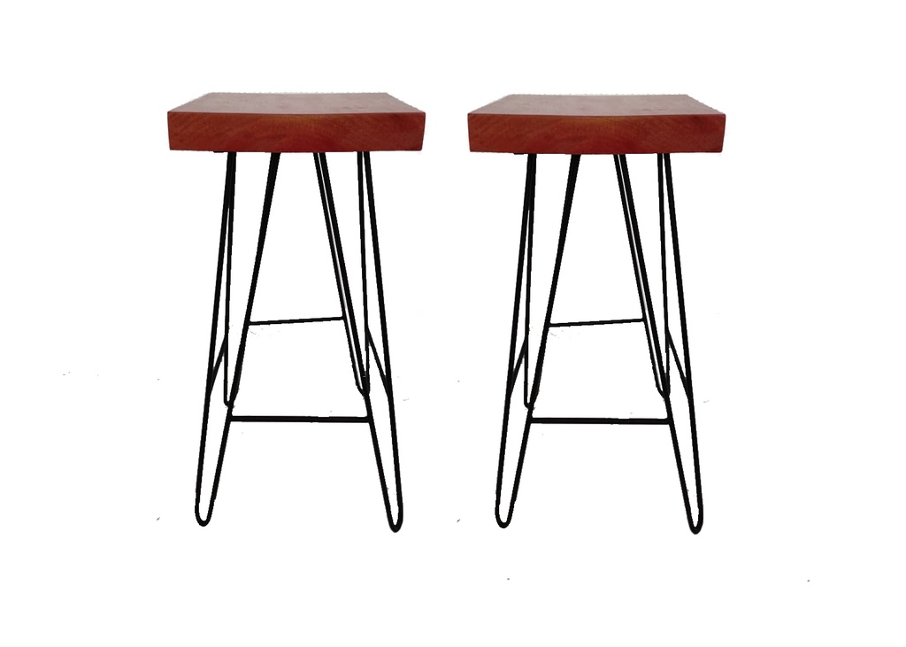 Pareja de silla para barras