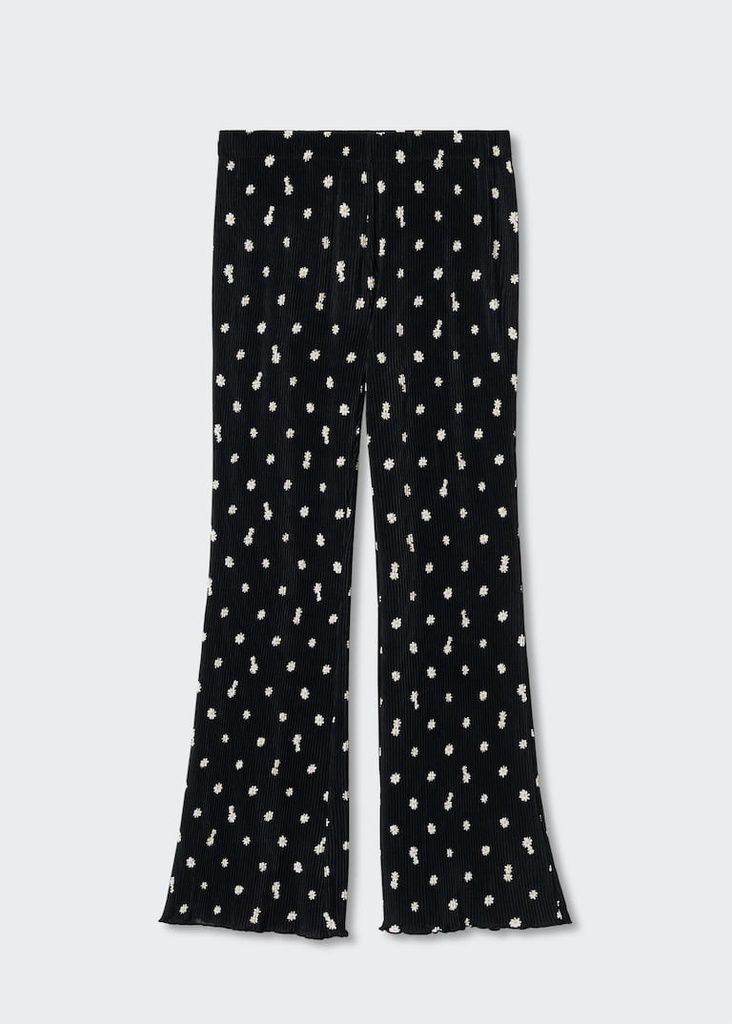 Pantalón plisado Mango