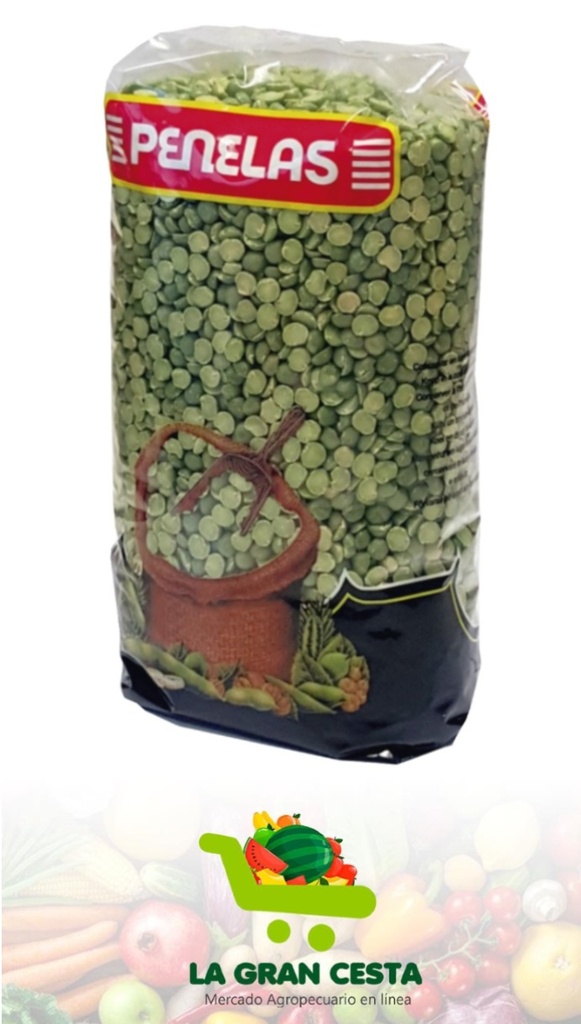 Chícharos verdes (4 lb / 1.85 kg)