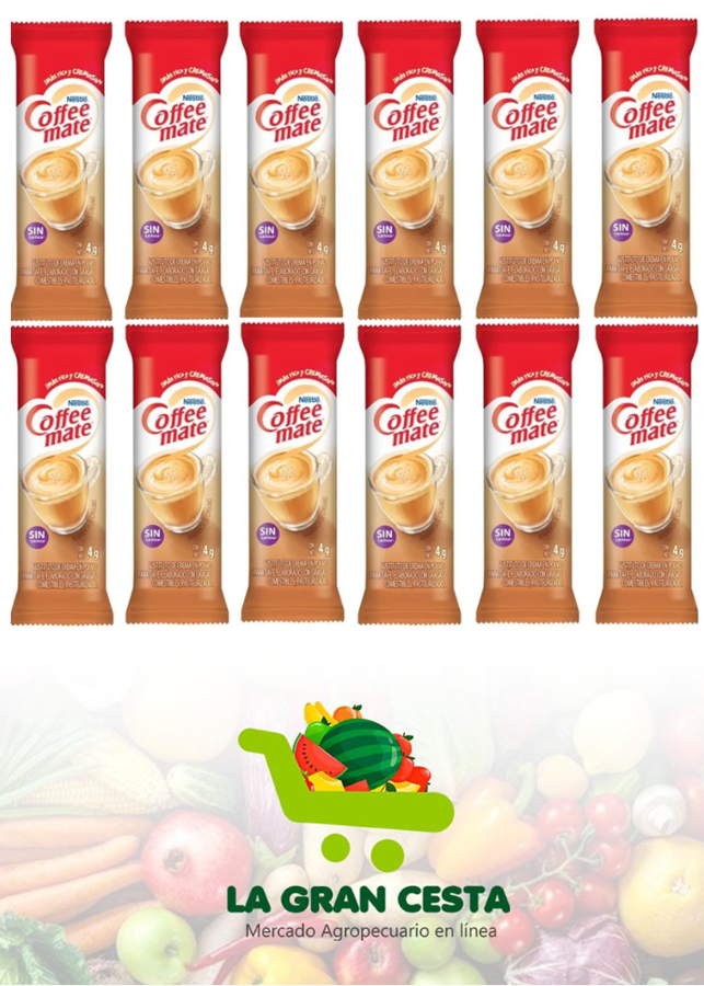 Coffee Mate sustituto de crema 4g (paquete de 24 unidades)