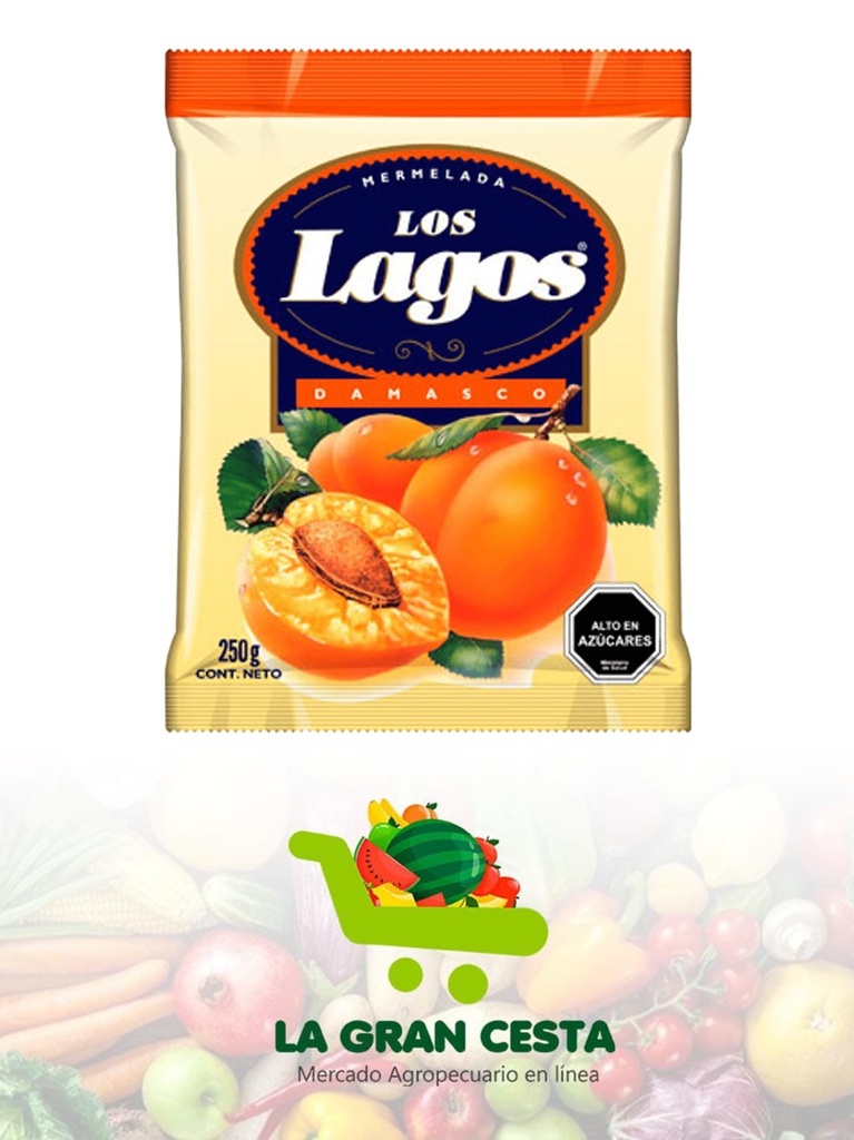 Mernelada Los Lagos Damasco 250g