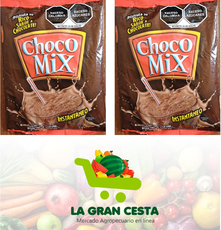Chocolate Choco Mix bolsa de 375g (dos bolsas)