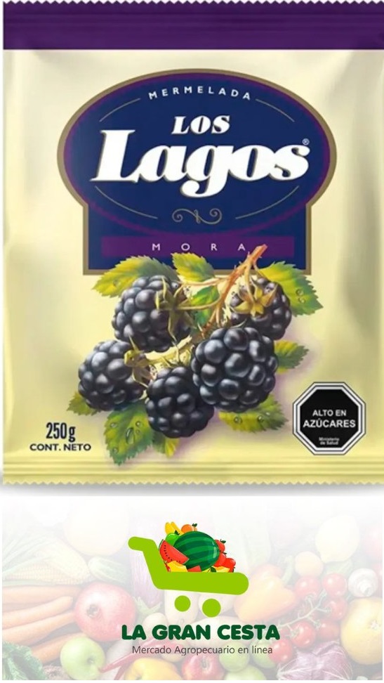 Mermelada Los Lagos Mora 250g