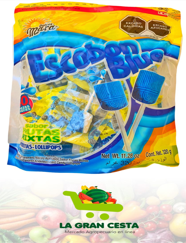 Paletas Escobón Blue (40 piezas)