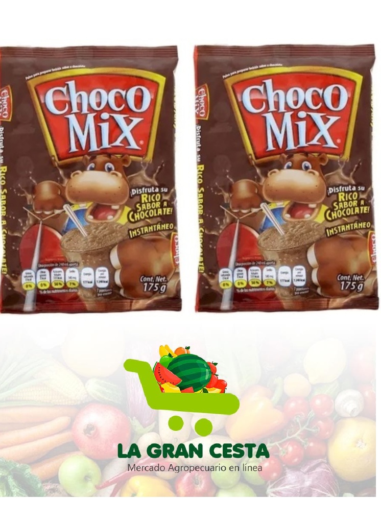 Choco Mix Chocolate en Polvo 175g (2 bolsas)