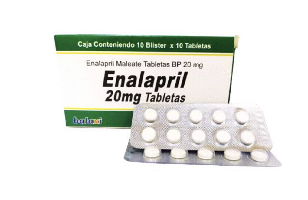 Enalapril 20mg (1 blister de 10 tabletas)