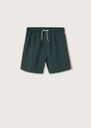 Shorts de niño teen con ribetes contraste