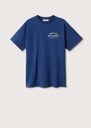 Camiseta de algodón logo estampado Miami Mango