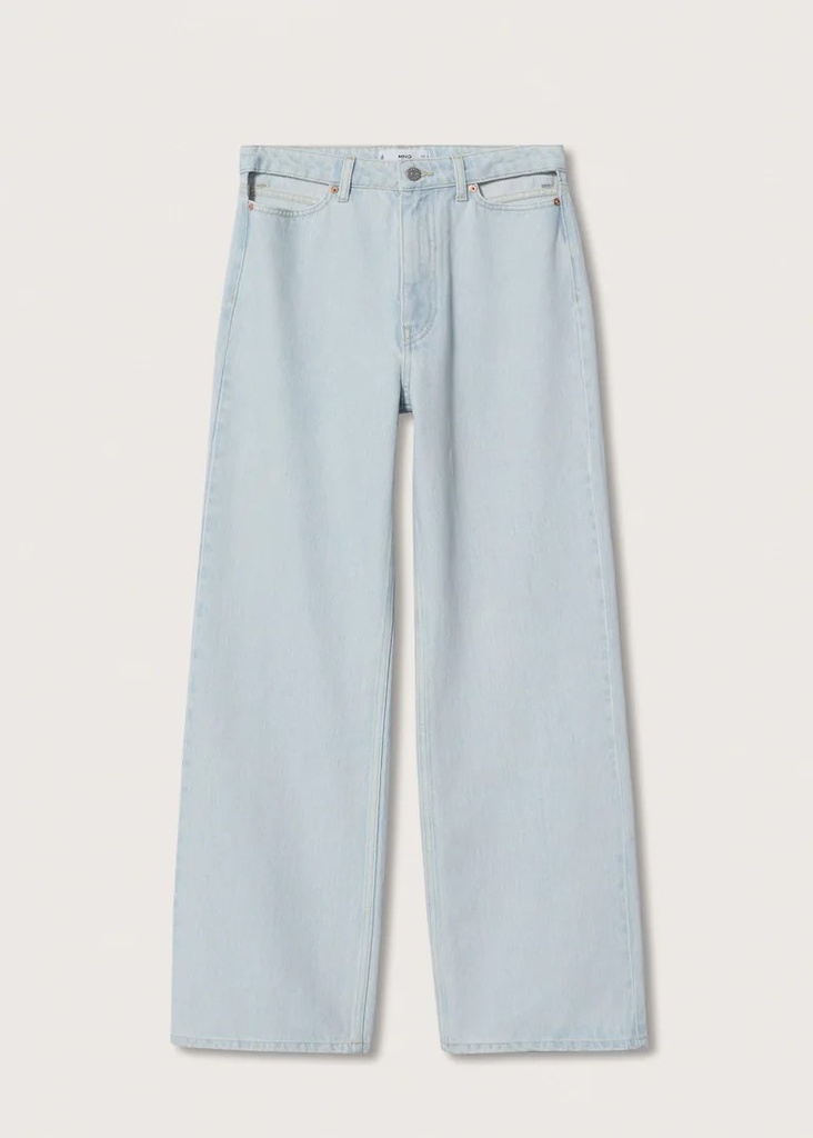 Vaqueros wideleg tiro alto Mango talla 34