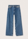 Vaqueros wideleg tiro alto Mango talla 34