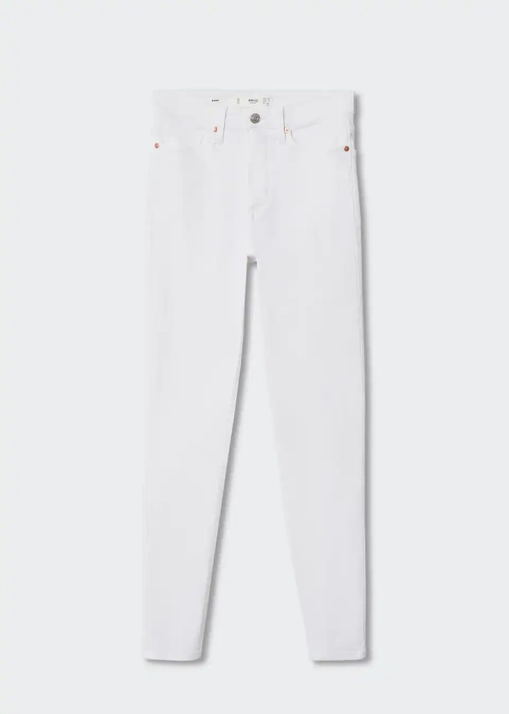 Jeans skinny tiro alto de mujer Mango S-(36)