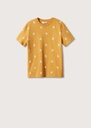 Camiseta estampada algodón 100% de niño Mango