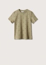 Camiseta estampada 100% algodón de niño Mango