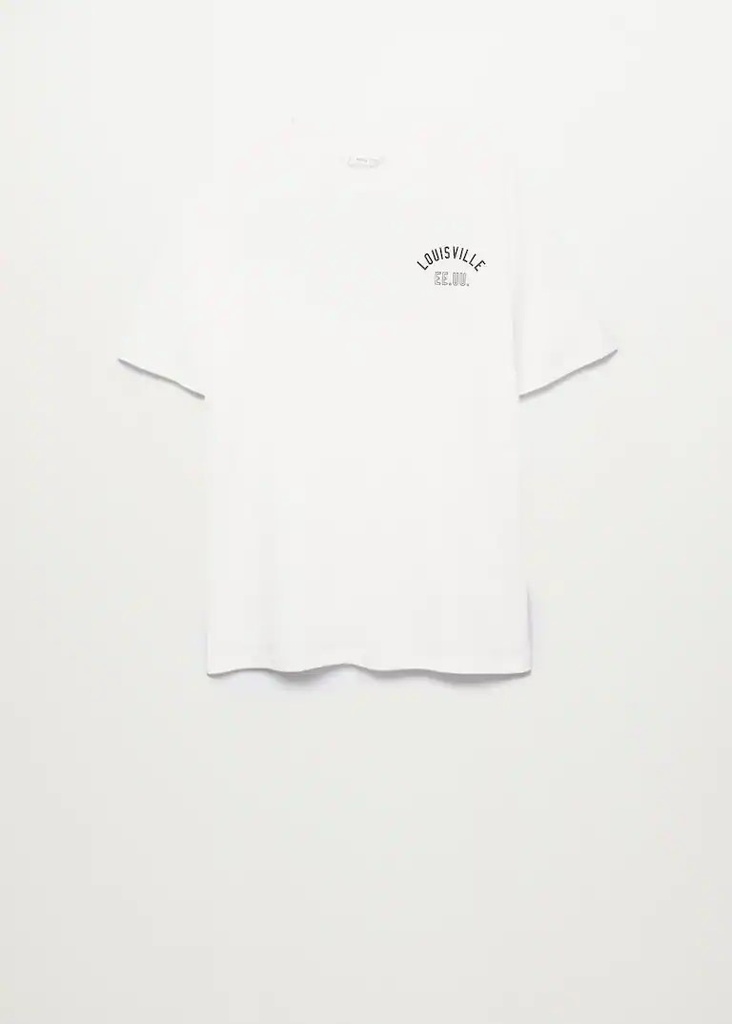 Camiseta algodón estampado Louis Ville EE.UU