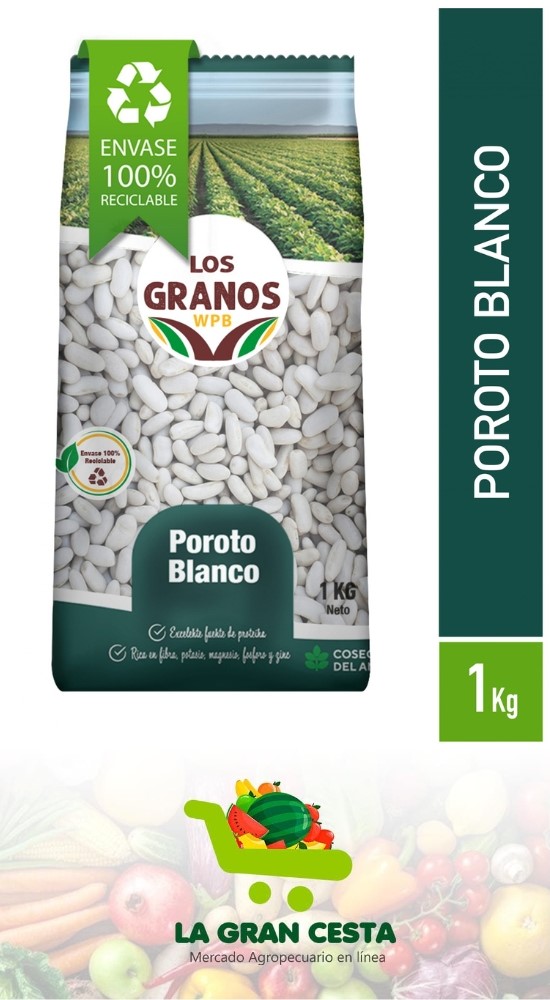 Poroto Blanco Los Granos (2.2 lb  / 1.0 kg)