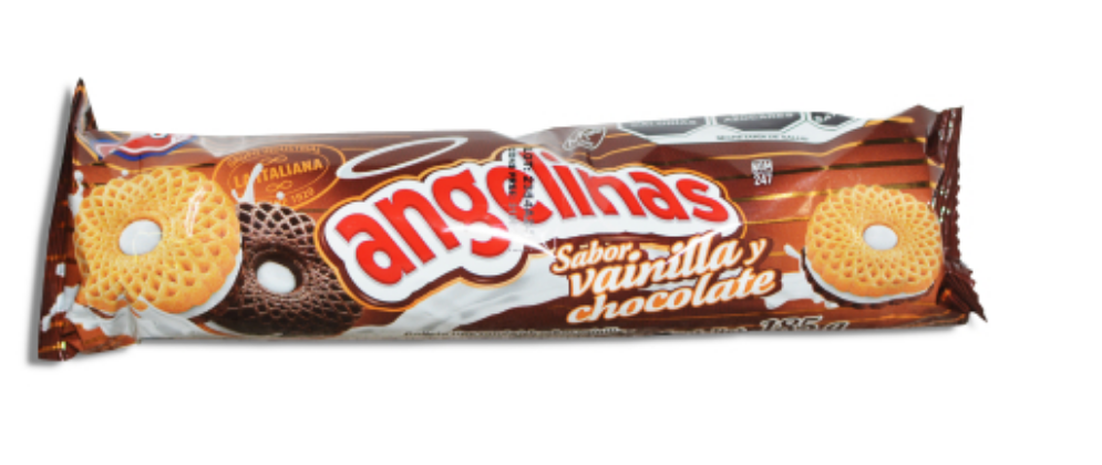 Galletas &quot;Angelina&quot; de vainilla y chocolate (185 g)