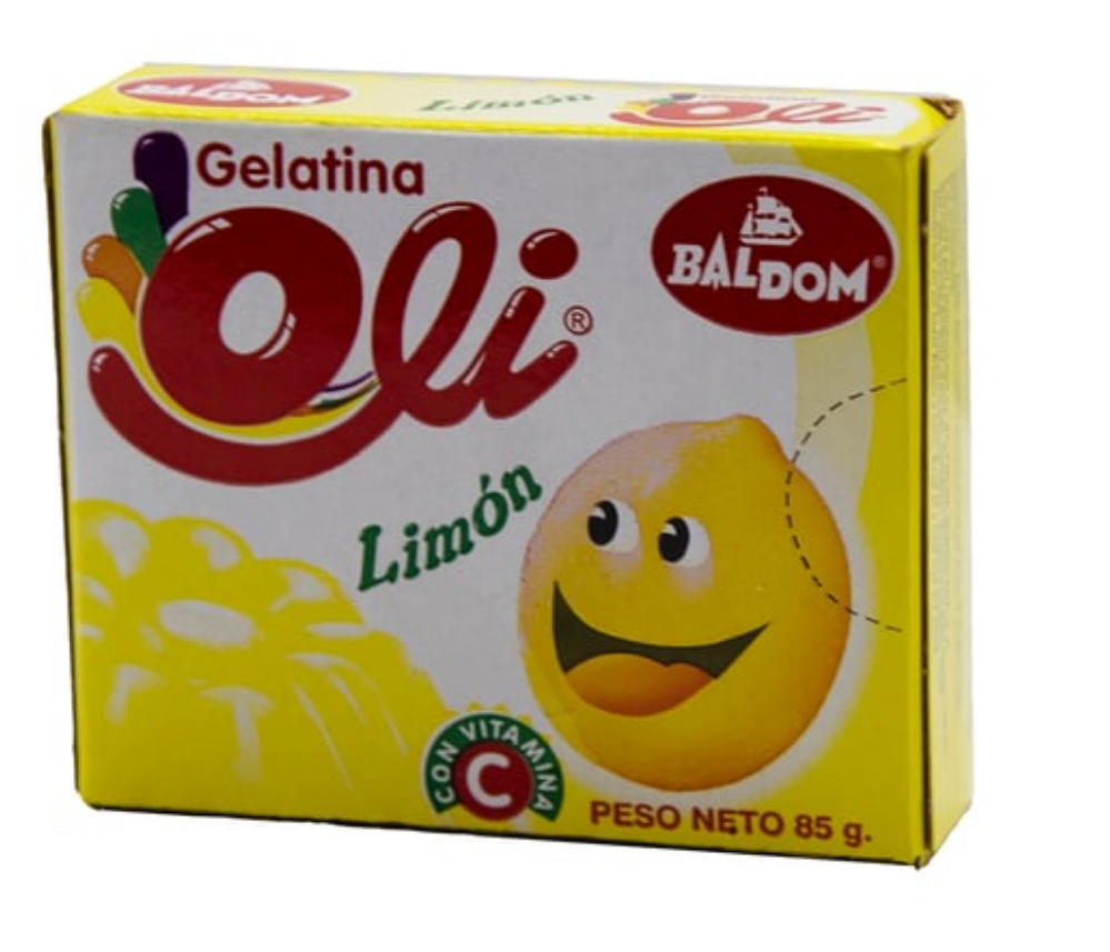 Gelatina de limón, 85g