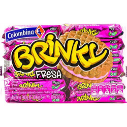 Galletas BRINKY sabor fresa (12 unidades)