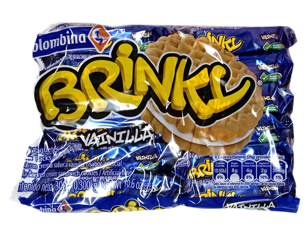 Galleta dulce BRINKY sabor vainilla (12 unidades)