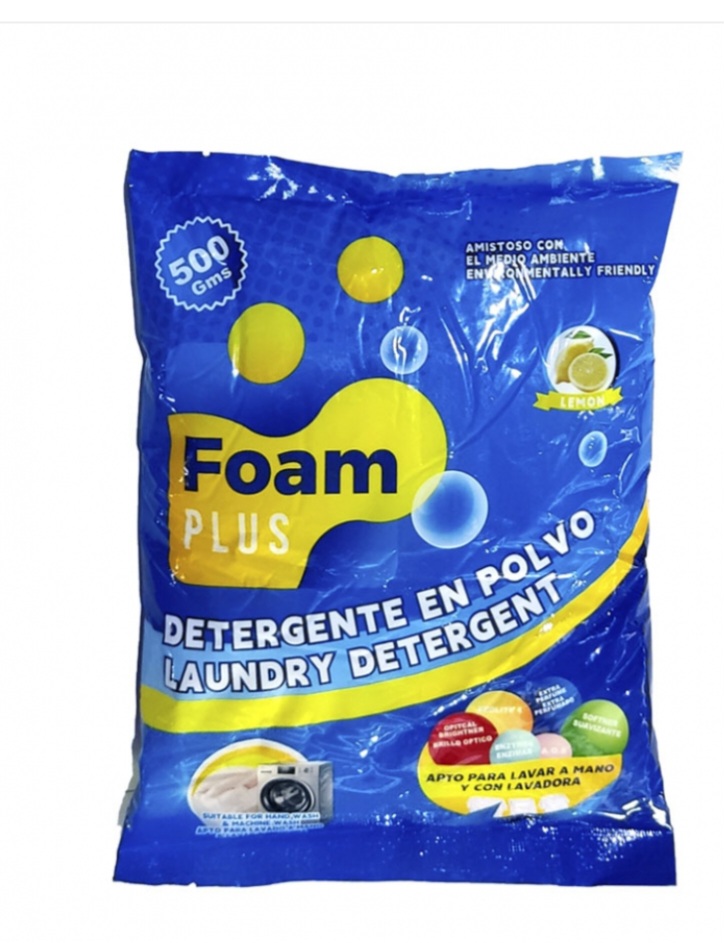 Detergente en polvo 500g