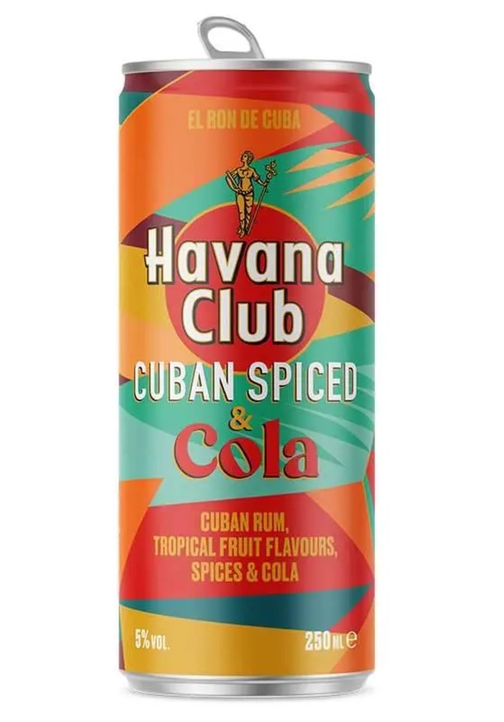 Havana Club Cuban Spiced &amp; Cola (25cl)