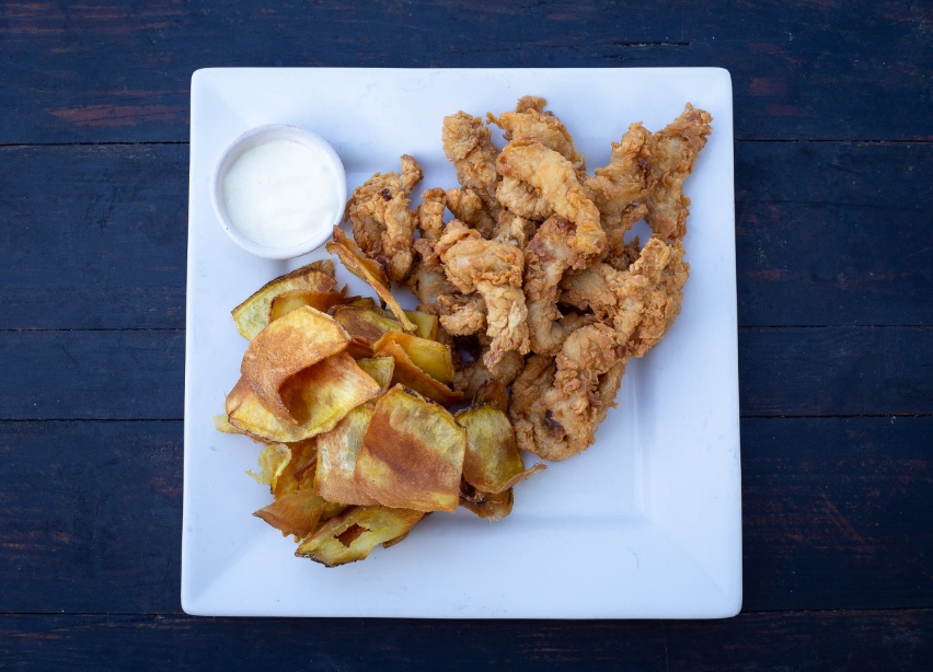 Fajitas de pollo de entrante