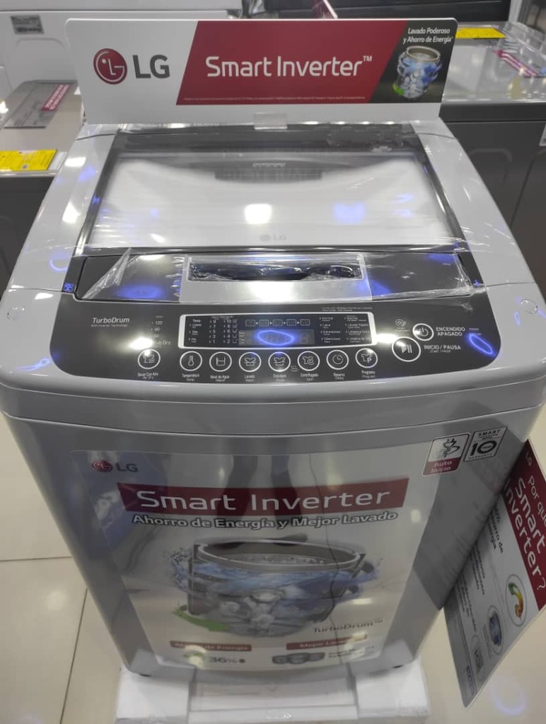 Lavadora automática LG de 13 kg