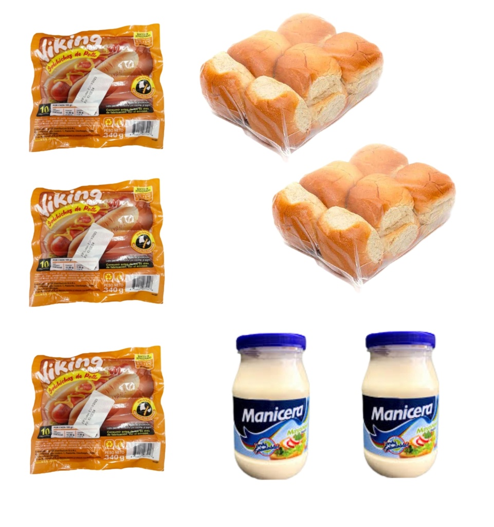 Combo Alimento #5 (perrito+mayonesa+pan)