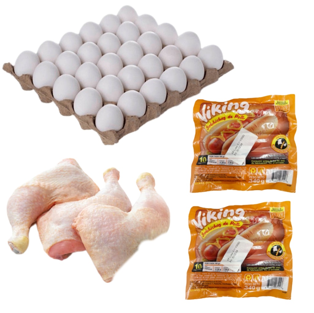 Combo de Alimentos #12 (Huevos+Pollo+Salchicha)