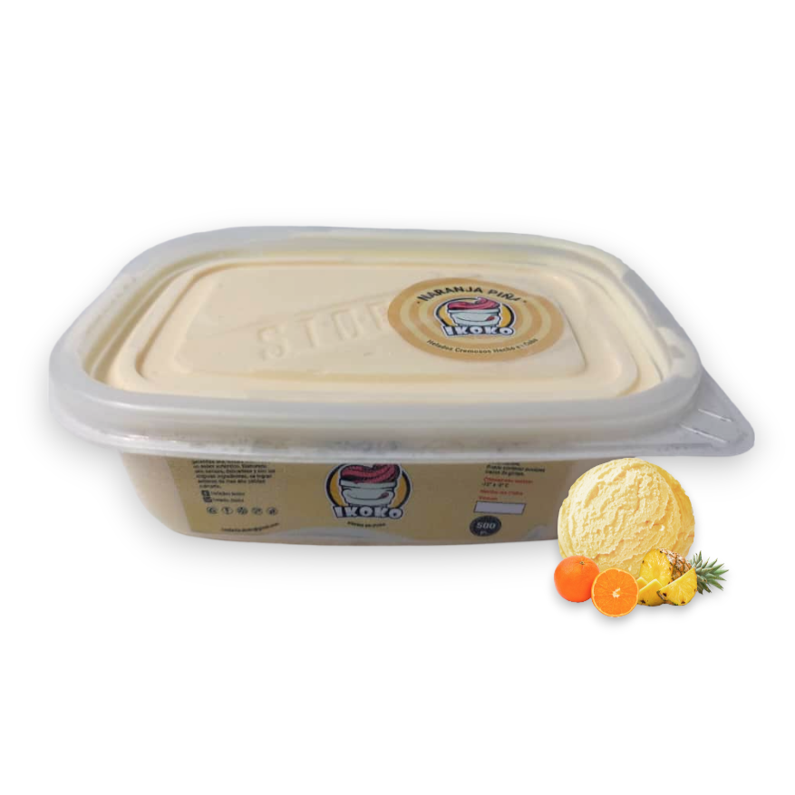Helado de Naranja Piña (500ml) IKOKO
