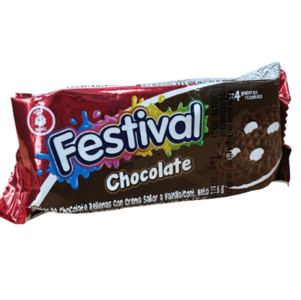 Galletas Dulce Festival Chocolate (12paq)