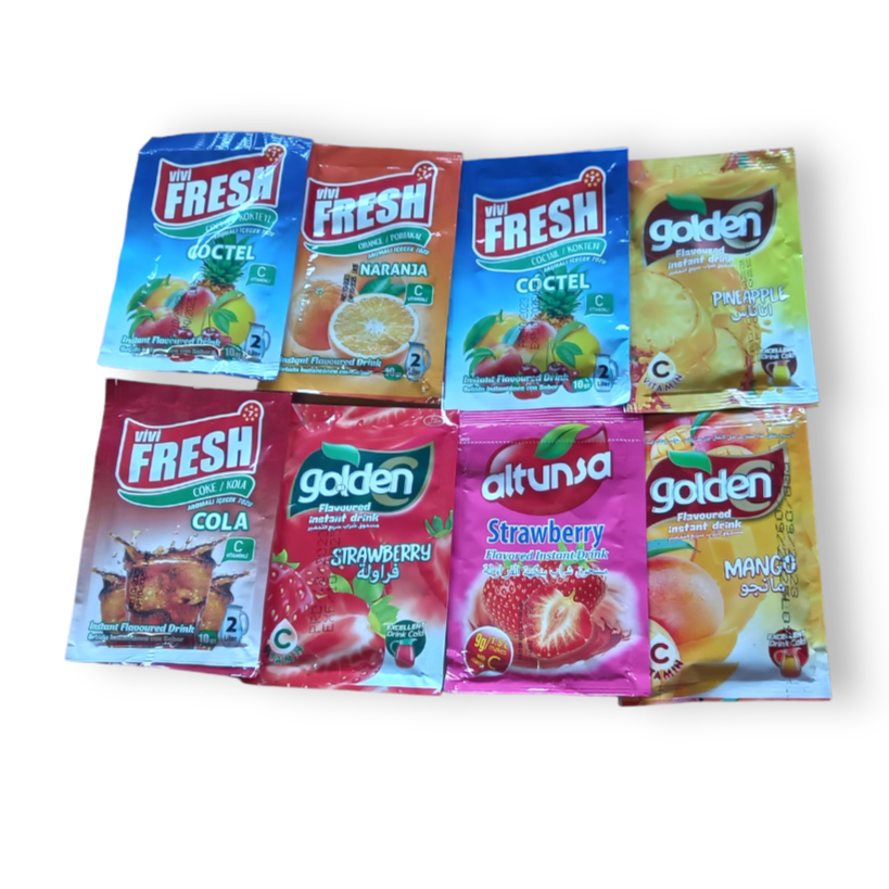 Refrescos en polvo 10 sobres (varios sabores)