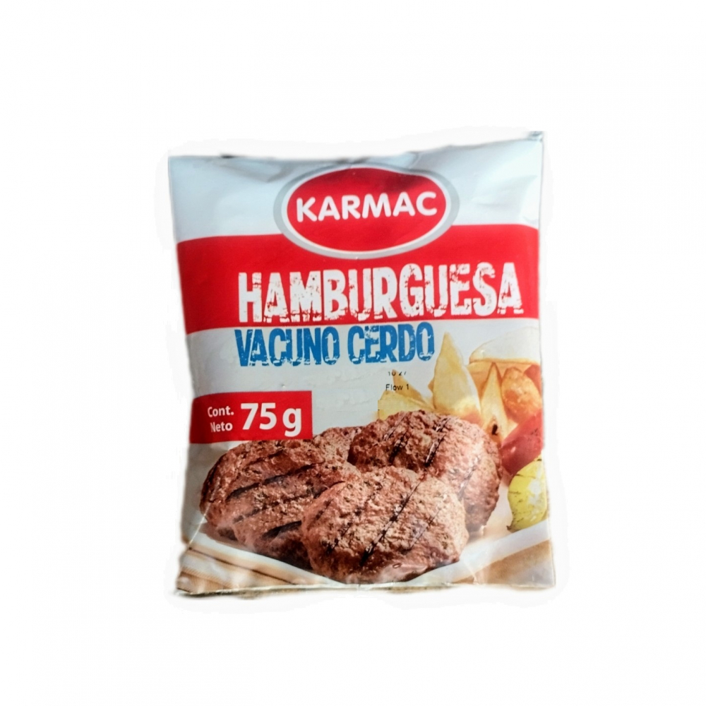 Hamburguesa de Cerdo - Res Karmac 75g