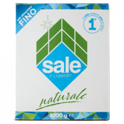 Sal fina para cocina caja 1000 gr